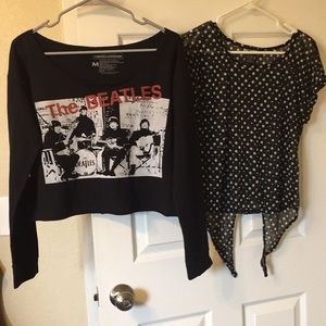 Set top the Beatles Hot topic size m